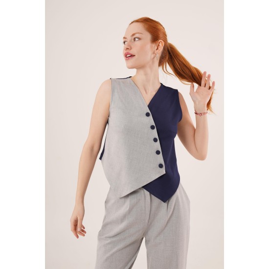 H4760-LACİVERT-L LACIVERT YELEK