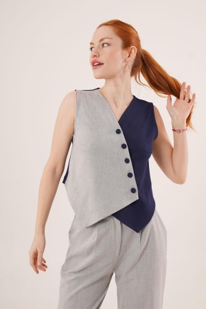 H4760-LACİVERT-M LACIVERT YELEK