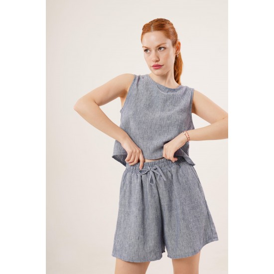 H4762-İNDİGO-L GRI TAKIM