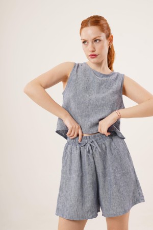 H4762-İNDİGO-M GRI TAKIM