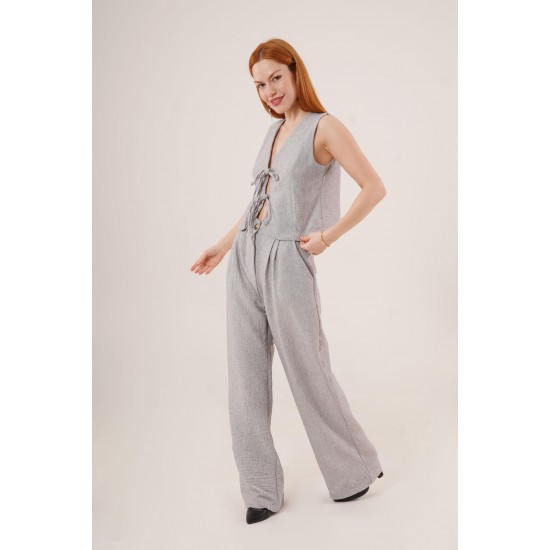 H4764-GRİ-M GRI TAKIM