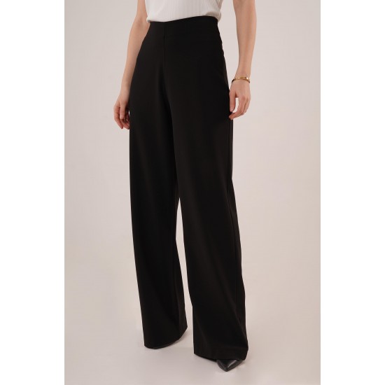 H4766-SİYAH-L SIYAH TROUSERS