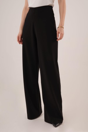 H4766-SİYAH-M SIYAH TROUSERS