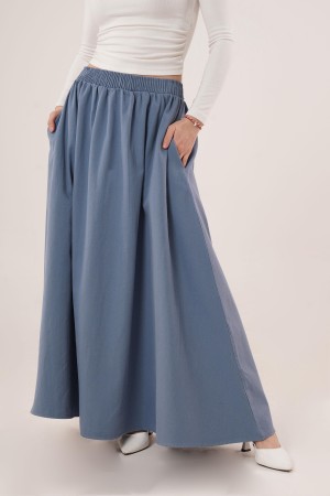 H4776-MAVİ-S MAVI ETEK