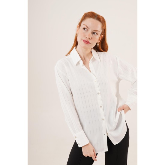 H4792-BEYAZ-M WHITE SHIRT