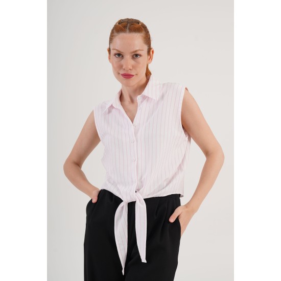 H4819-PEMBE-M PINK SHIRT