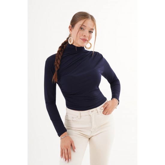 H4847-LACİVERT-S LACIVERT BLOUSE