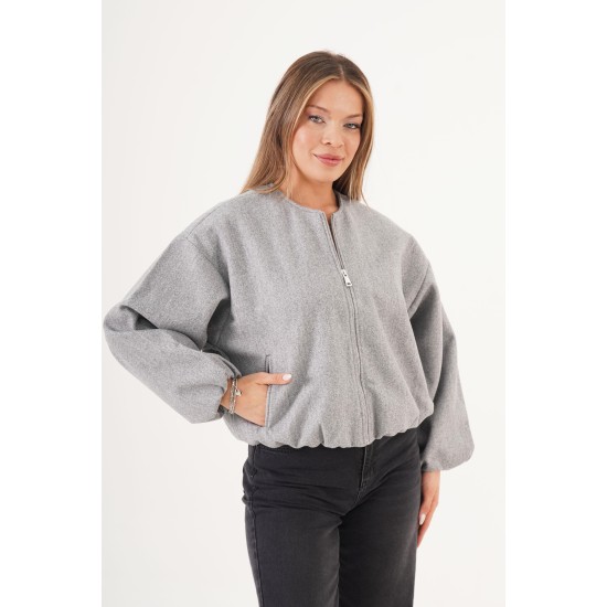 H4862-GRİ-S GRI JACKET