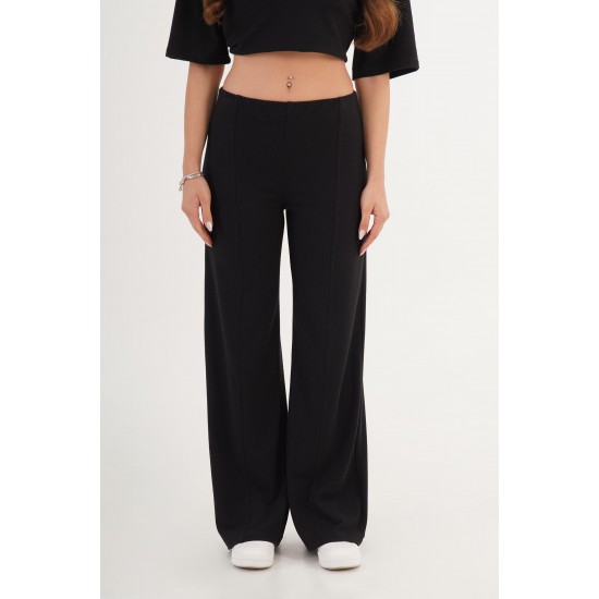 H4866-SİYAH-S SIYAH TROUSERS