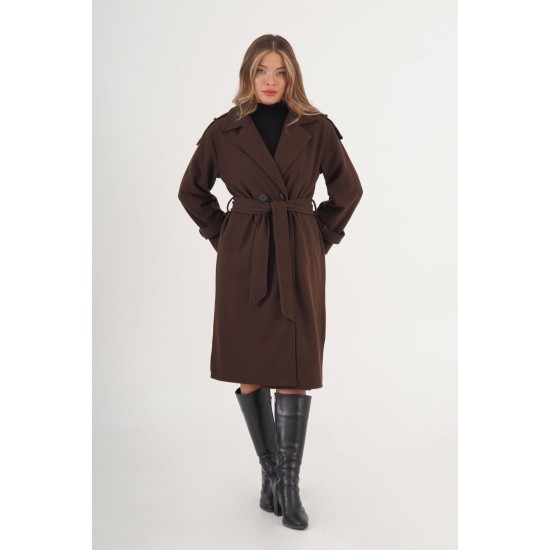 H4877-KAHVE-XL KAHVERENGI KABAN