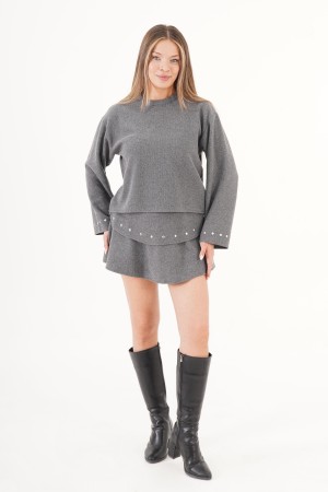 H4881-ANTRASİT-L ANTRASIT BLOUSE