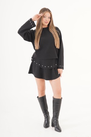 H4881-SİYAH-S SIYAH BLOUSE