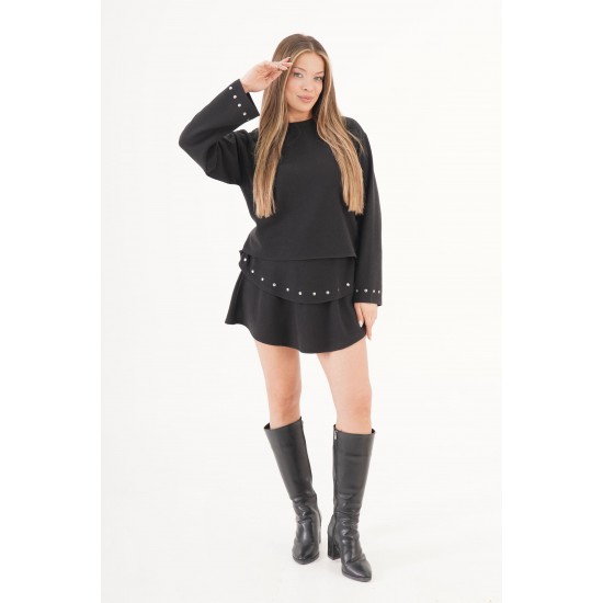 H4882-SİYAH-L SIYAH ETEK