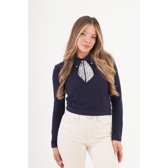 H4884-LACİVERT-M LACIVERT BLOUSE