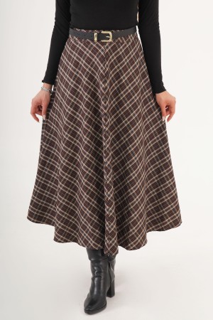 H4896-KAHVE-M KIRMIZI ETEK