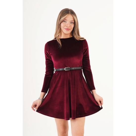 H4897-BORDO-S Burgundy GENEL