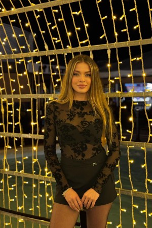 H4902-SİYAH-S SIYAH BLOUSE