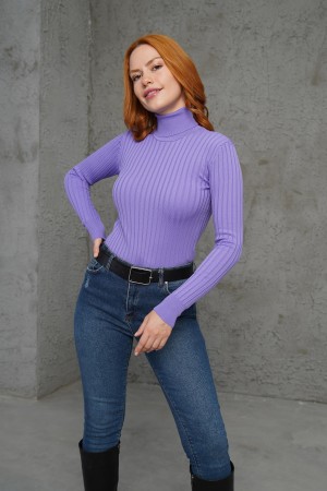 H6321-LİLA-STD LILA KAZAK