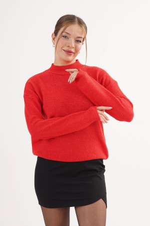 H6485-1-KIRMIZI-STD KIRMIZI KAZAK