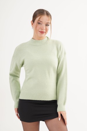 H6485-1-MİNT-STD "MINT YEŞILI" JUMPER