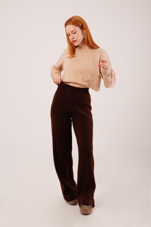 H6578-KAHVERENGİ-STD KAHVERENGI PANTOLON