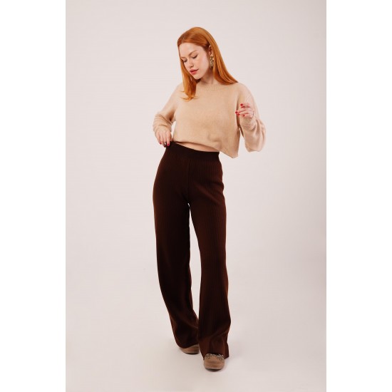 H6578-KAHVERENGİ-STD KAHVERENGI PANTOLON