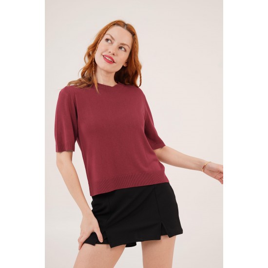 H6610-BORDO-STD BORDO BLUZ