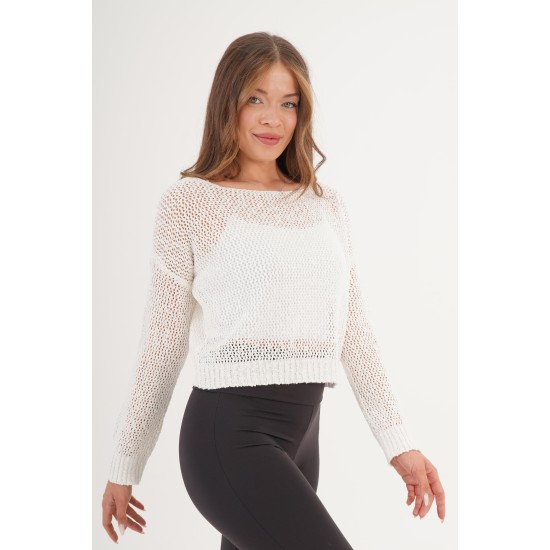 H6616-BEYAZ-STD LACIVERT KAZAK