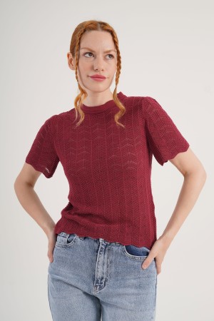 H6617-BORDO-STD BORDO BLUZ