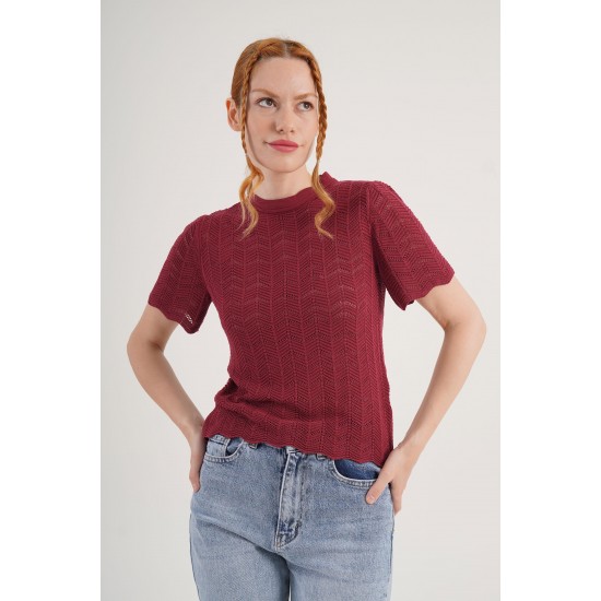 H6617-BORDO-STD BORDO BLUZ