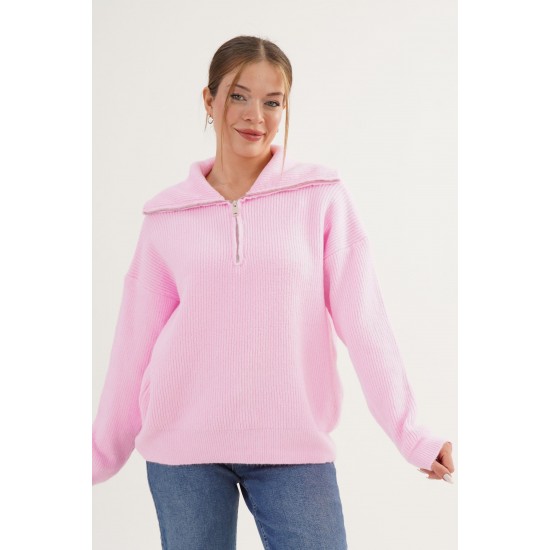 H6623-PEMBE-STD PINK JUMPER