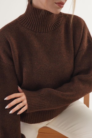 H6642-KAHVE-STD KAHVERENGI KAZAK