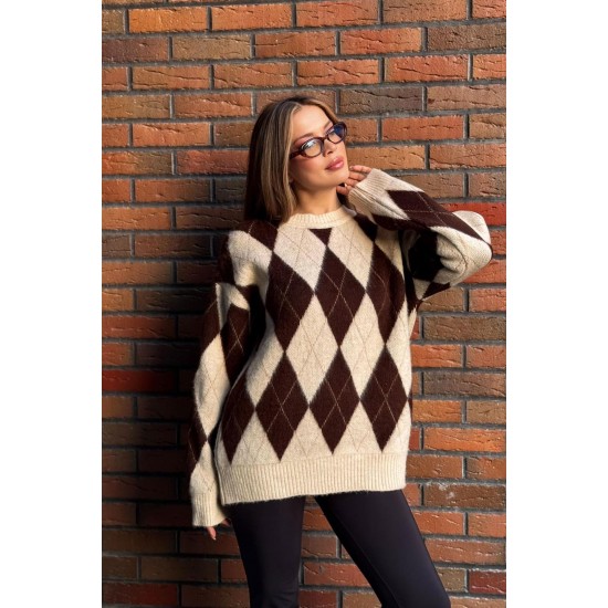 H6659-KAHVE-STD KAHVERENGI KAZAK