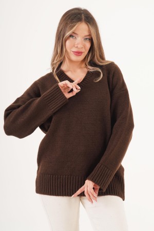 H6671-KAHVE-STD KAHVERENGI KAZAK