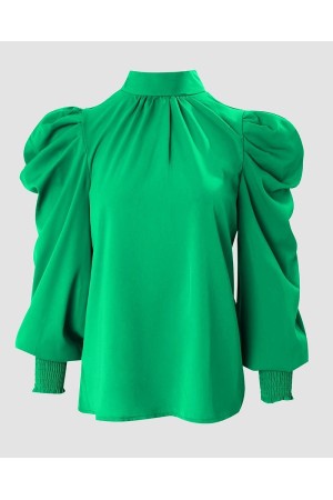 K10011-YESIL YEŞİL BLUZ