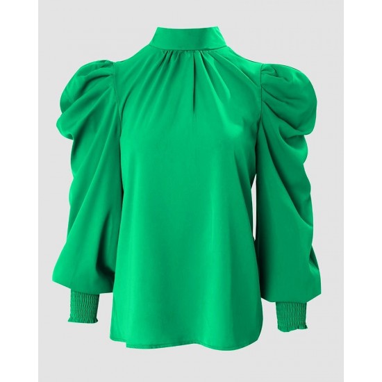 K10011-YESIL YEŞİL BLUZ