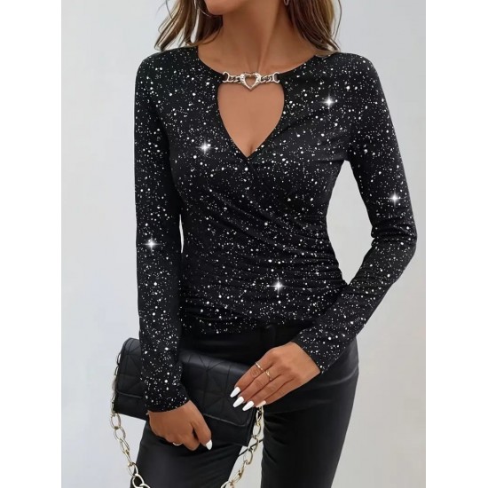 K12006-SIYAH SİYAH BLUZ