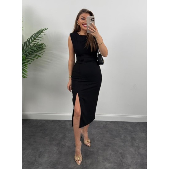 K1463-SIYAH BLACK DRESS