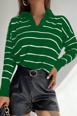 K2002-KOYU_YESIL GREEN BLOUSE