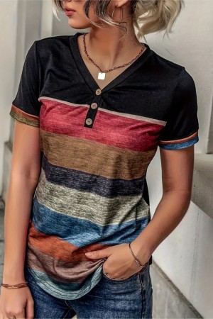 K26003 - DESENLI DESENLİ BLUZ