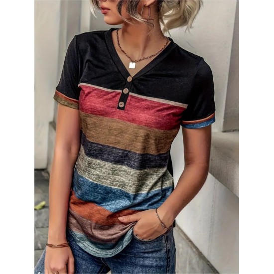 K26003 - DESENLI DESENLİ BLUZ