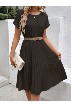 K31001-SIYAH SİYAH ELBİSE