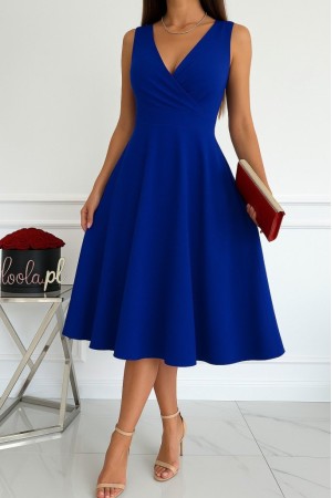 K40073-SAKS SAKS MAVİ ELBİSE