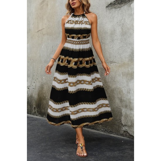 K44036-ZINCIR Patterned DRESS