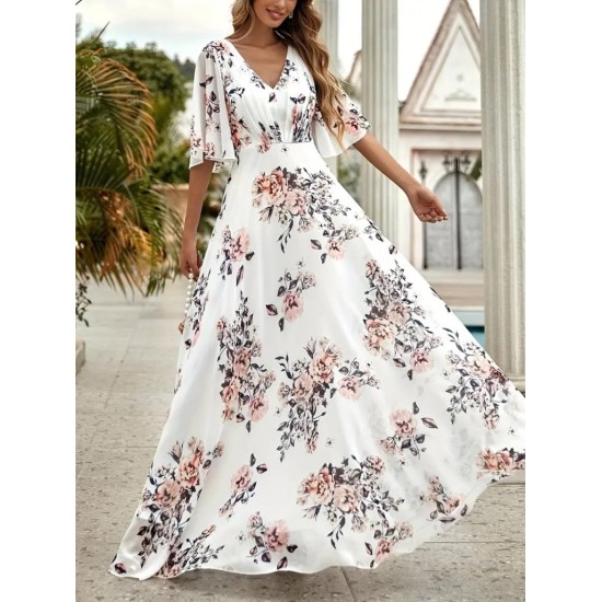 K44038-BEYAZ WHITE DRESS