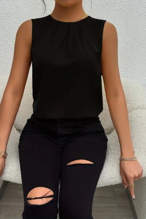 K46034 - SIYAH SİYAH BLUZ