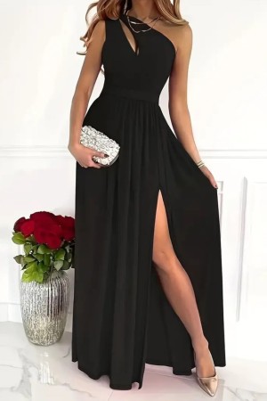 K46093-SIYAH BLACK DRESS