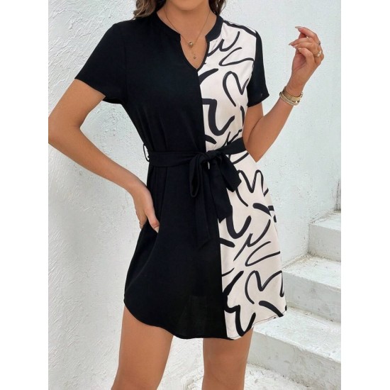 K46099-SIYAH BLACK DRESS