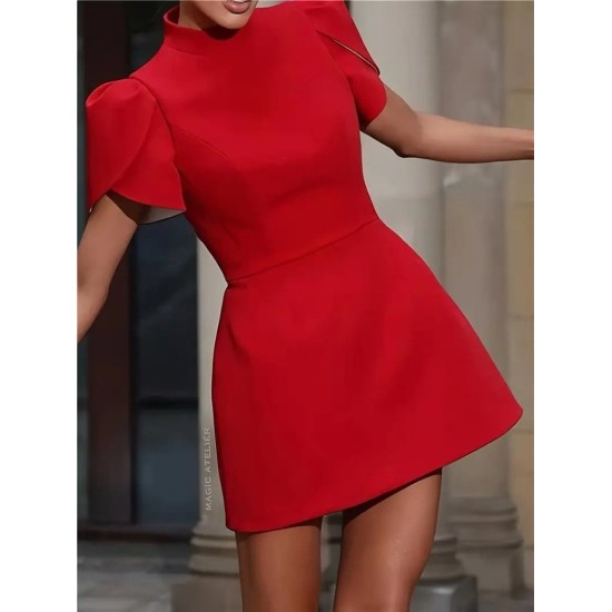 K46100-KIRMIZI RED DRESS