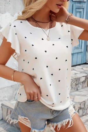 K46110-BEYAZ WHITE BLOUSE